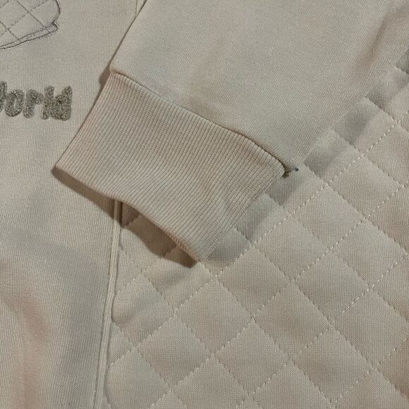 Disney Mickey Mouse Cream Sweatshirt XL NWT - Picture 6 of 14